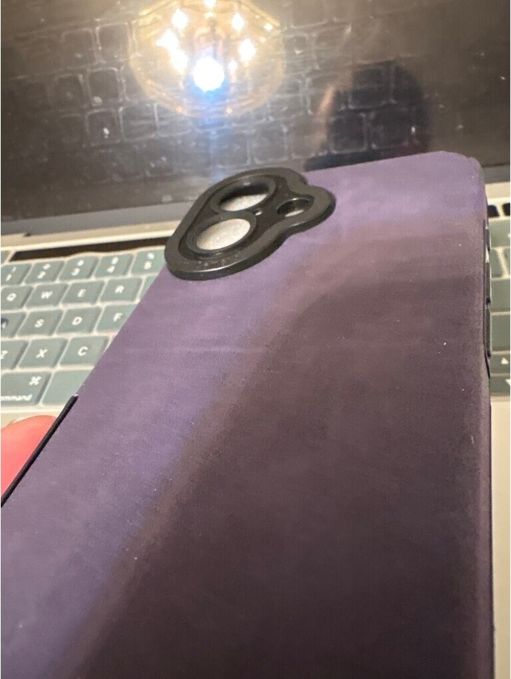 New iphone 13 purple suede